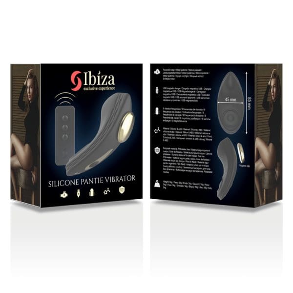 IBIZA - SILICONE PANTIE VIBRATOR REMOTE CONTROL 10